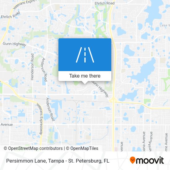 Persimmon Lane map