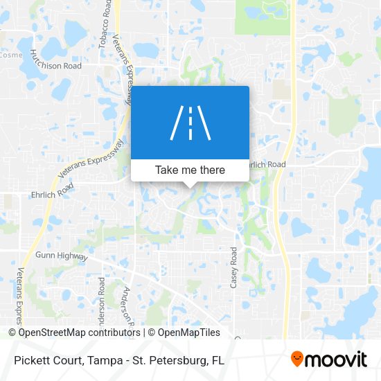 Pickett Court map