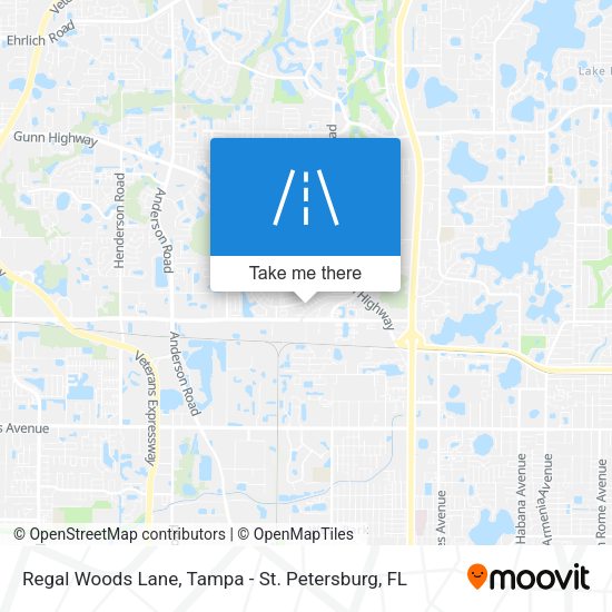 Mapa de Regal Woods Lane