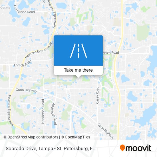 Sobrado Drive map