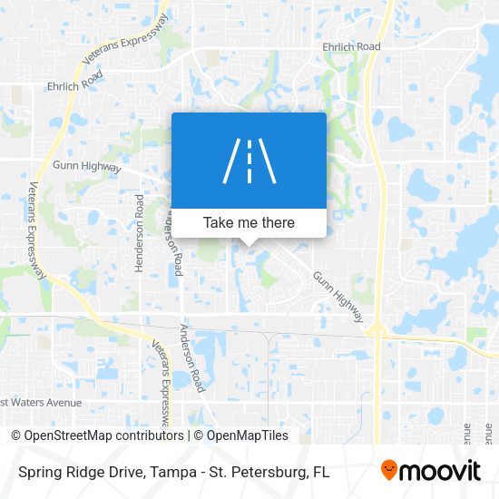 Mapa de Spring Ridge Drive