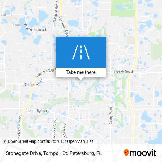 Stonegate Drive map