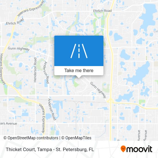 Thicket Court map