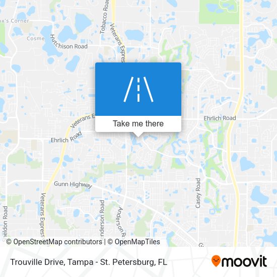 Trouville Drive map