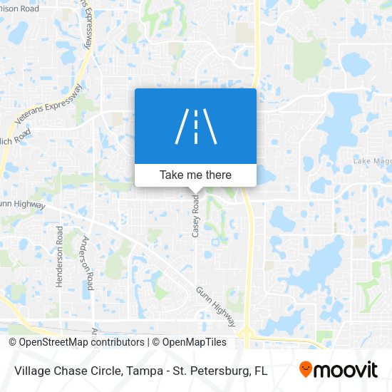 Village Chase Circle map