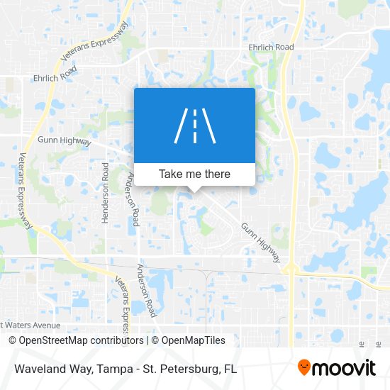 Waveland Way map