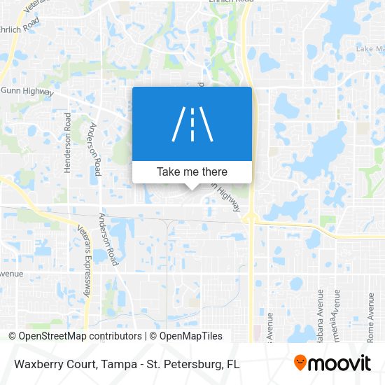 Waxberry Court map