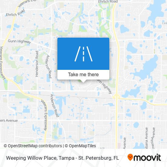 Mapa de Weeping Willow Place