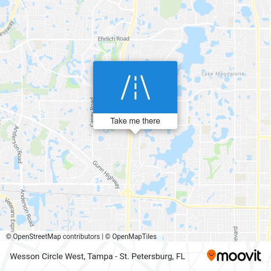 Wesson Circle West map