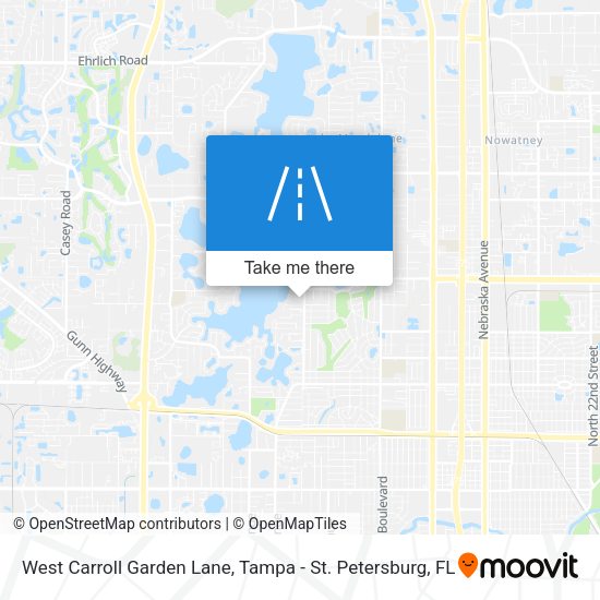 West Carroll Garden Lane map
