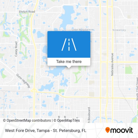 Mapa de West Fore Drive
