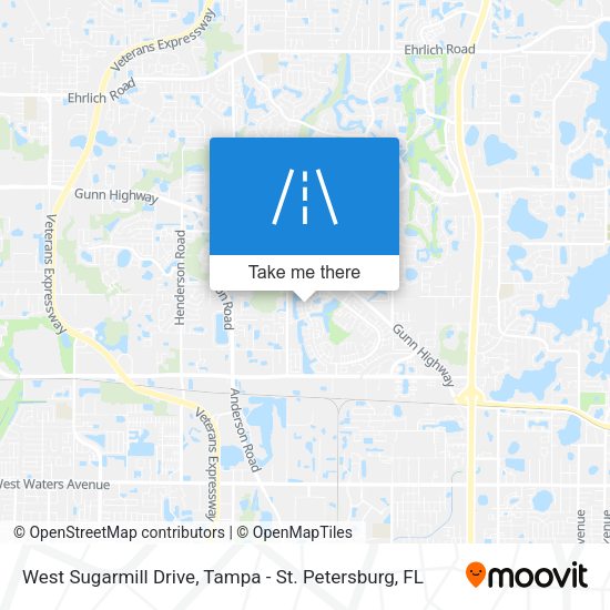 West Sugarmill Drive map