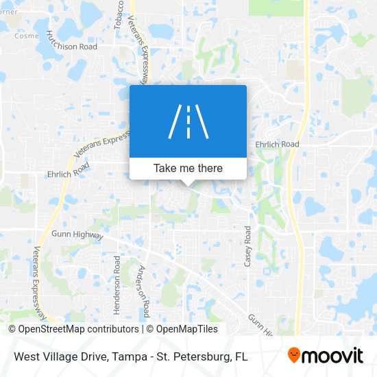 Mapa de West Village Drive