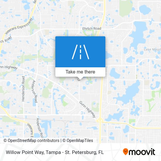 Mapa de Willow Point Way