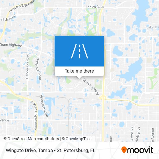 Wingate Drive map