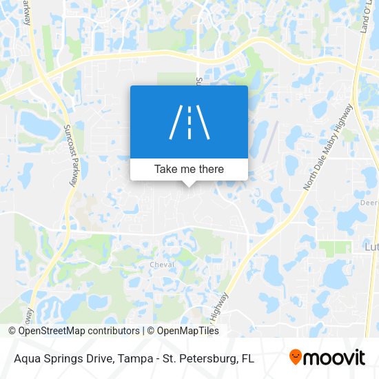 Aqua Springs Drive map