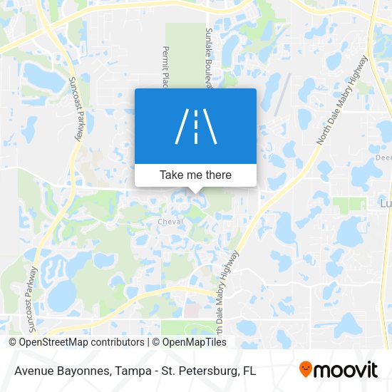 Mapa de Avenue Bayonnes