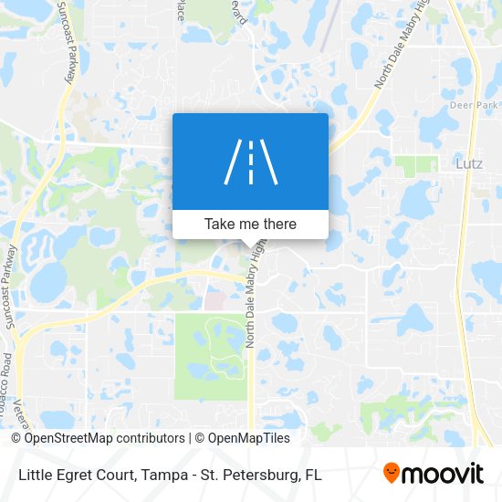 Little Egret Court map