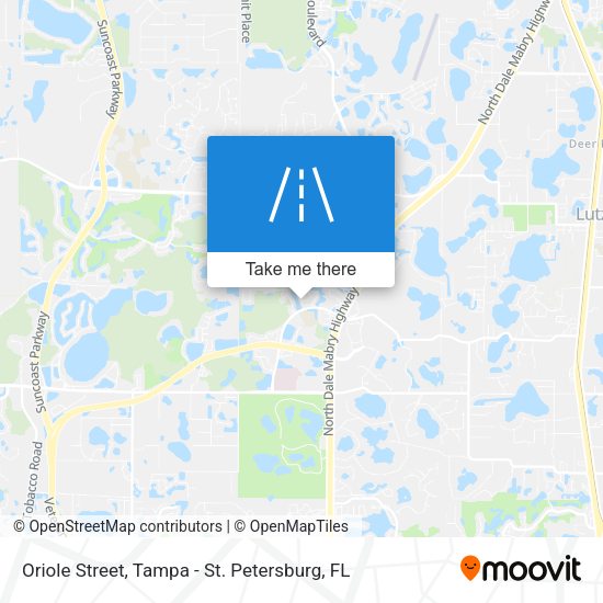 Oriole Street map