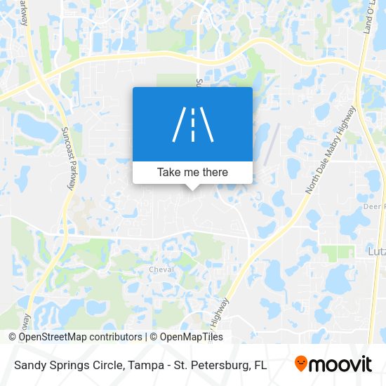 Mapa de Sandy Springs Circle