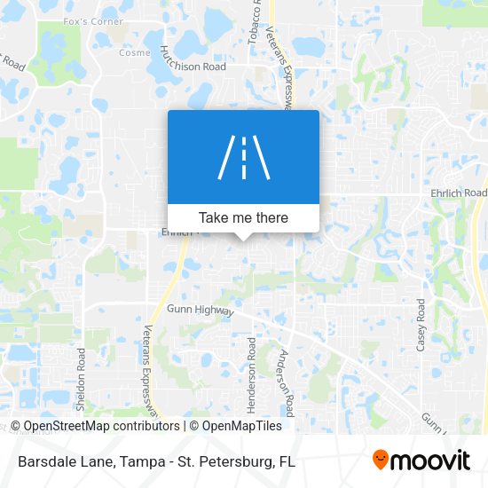 Barsdale Lane map