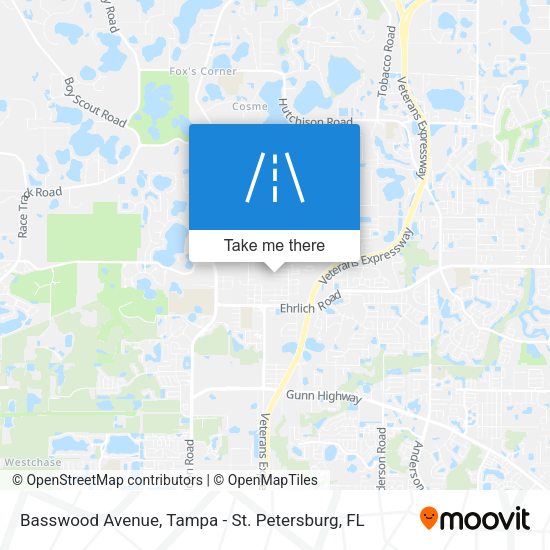 Basswood Avenue map