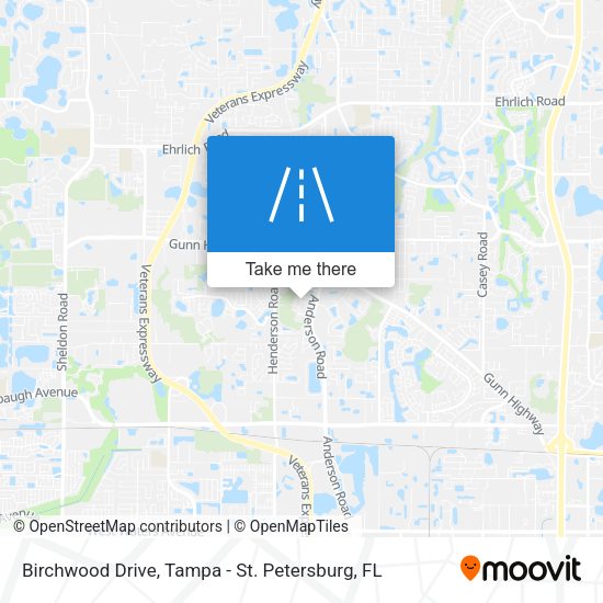 Birchwood Drive map