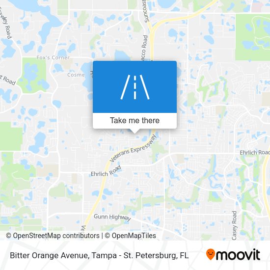 Bitter Orange Avenue map