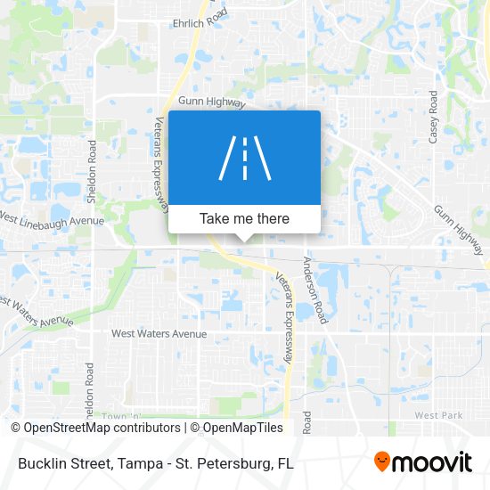 Bucklin Street map