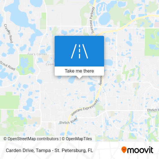 Carden Drive map