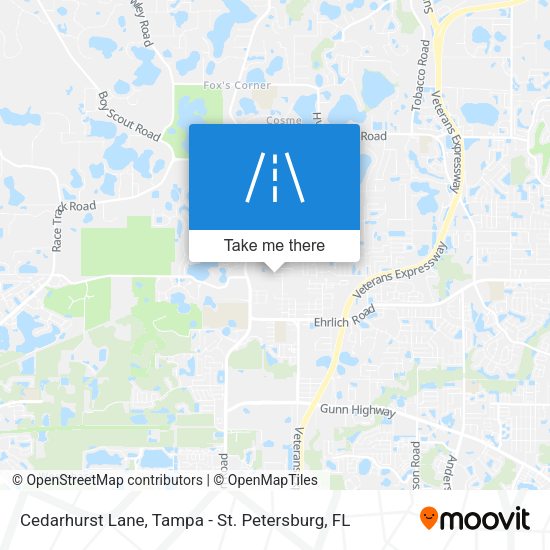 Cedarhurst Lane map
