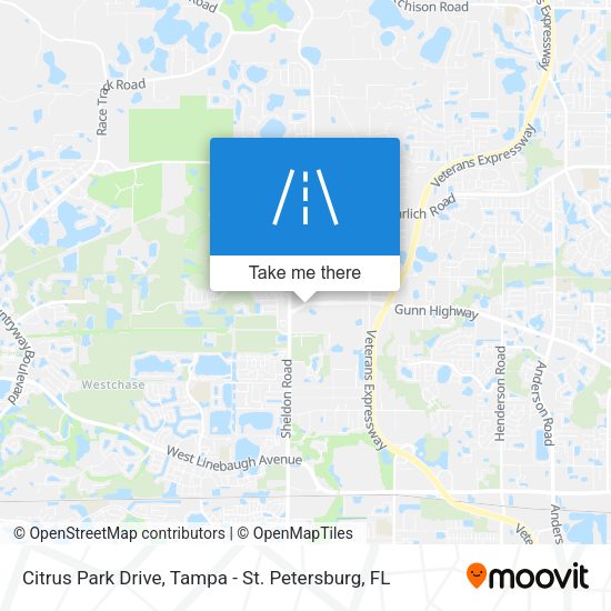 Citrus Park Drive map