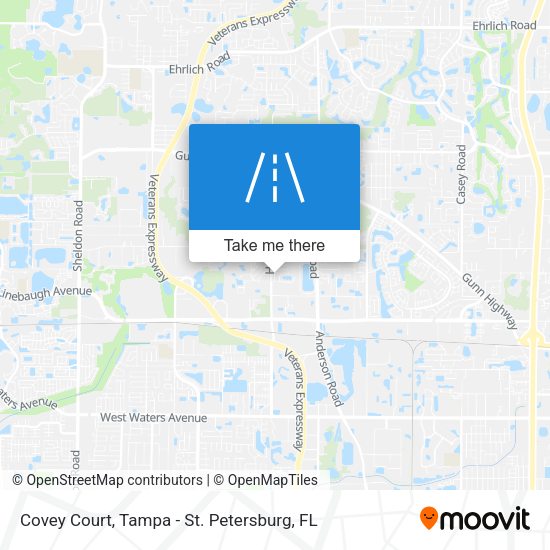 Covey Court map