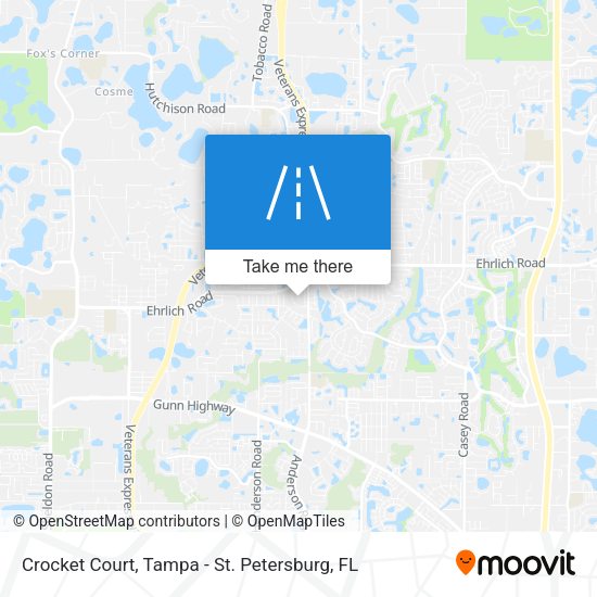 Mapa de Crocket Court