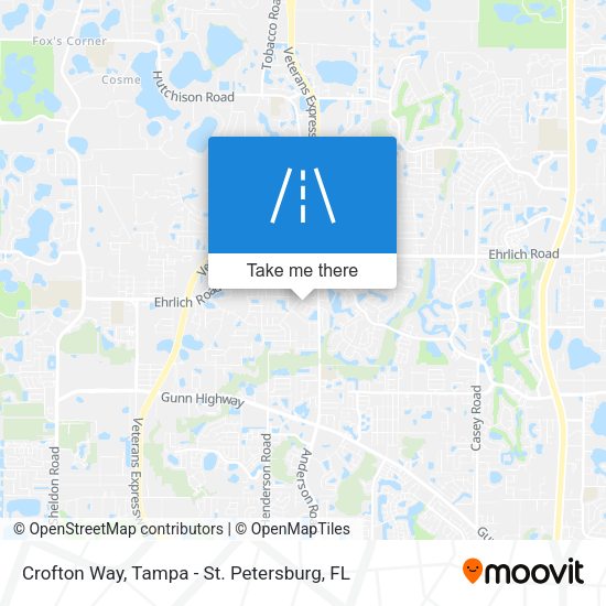 Crofton Way map
