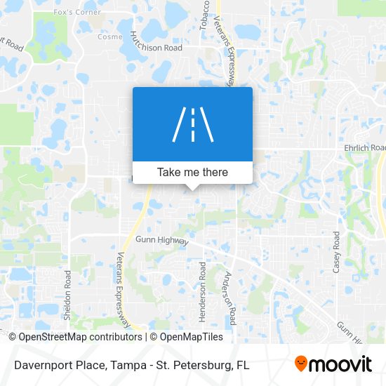 Davernport Place map