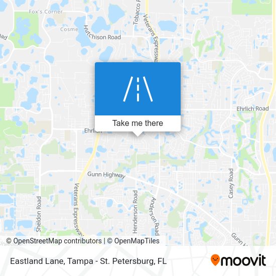 Eastland Lane map