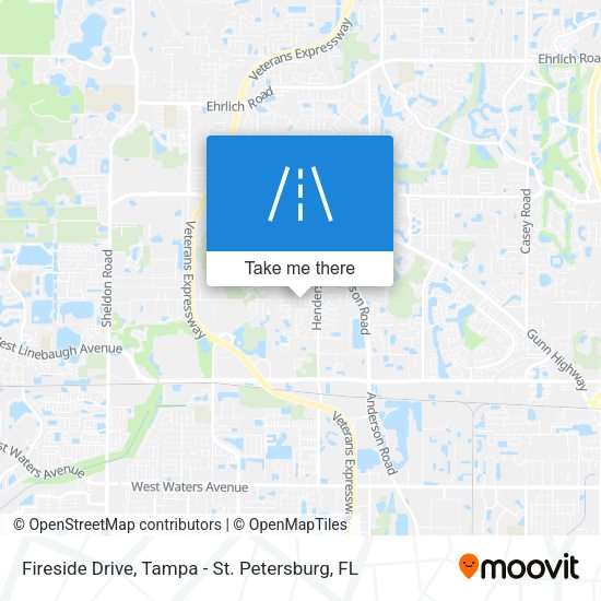 Fireside Drive map
