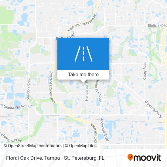 Floral Oak Drive map