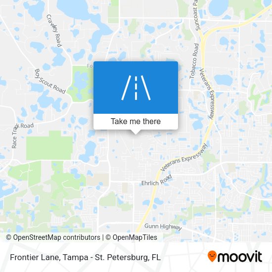 Mapa de Frontier Lane