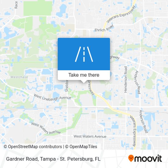 Gardner Road map