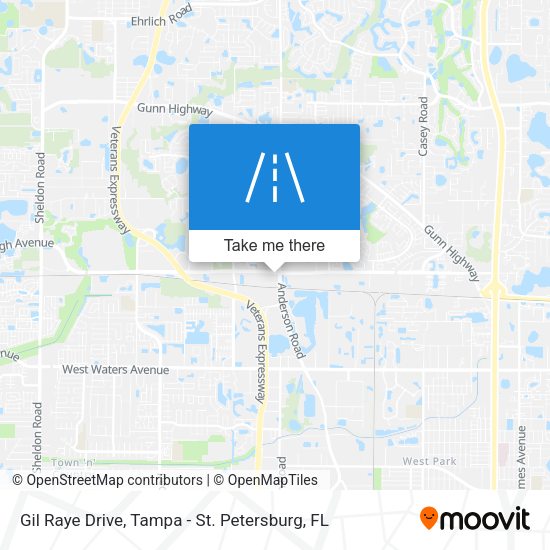 Gil Raye Drive map