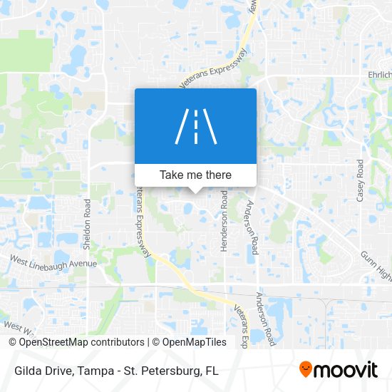 Mapa de Gilda Drive