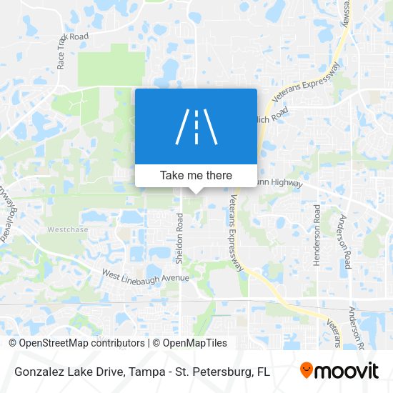 Mapa de Gonzalez Lake Drive