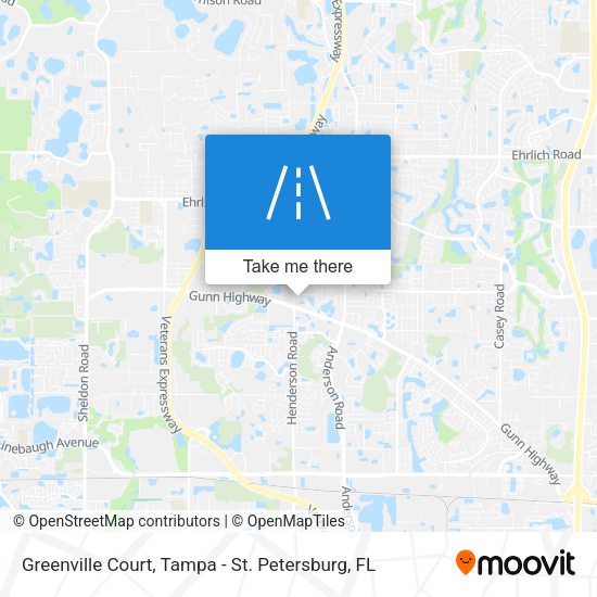 Mapa de Greenville Court