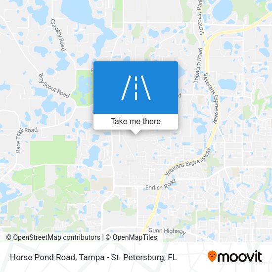 Horse Pond Road map