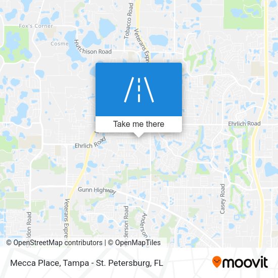 Mecca Place map
