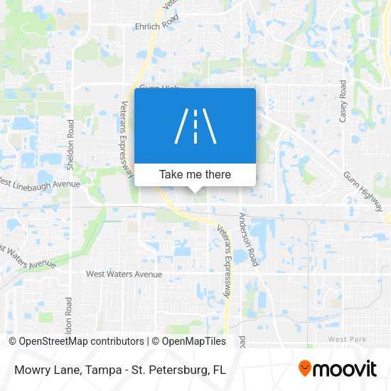 Mowry Lane map