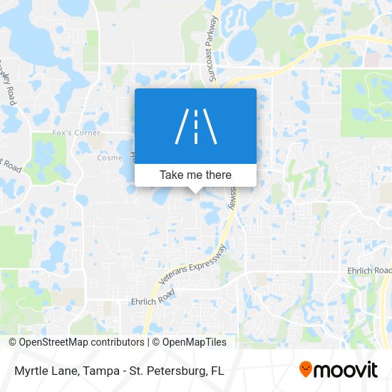 Myrtle Lane map