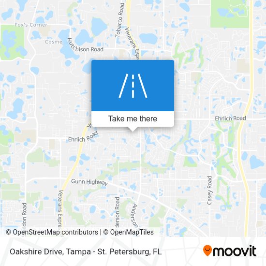 Oakshire Drive map
